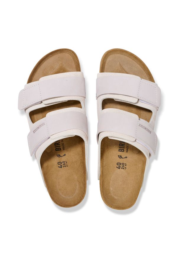 Birkenstock - KLAPKI UNISEX BIRKENSTOCK UJI. Okazja: na co dzień, do pracy, na spacer. Kolor: biały. Styl: casual