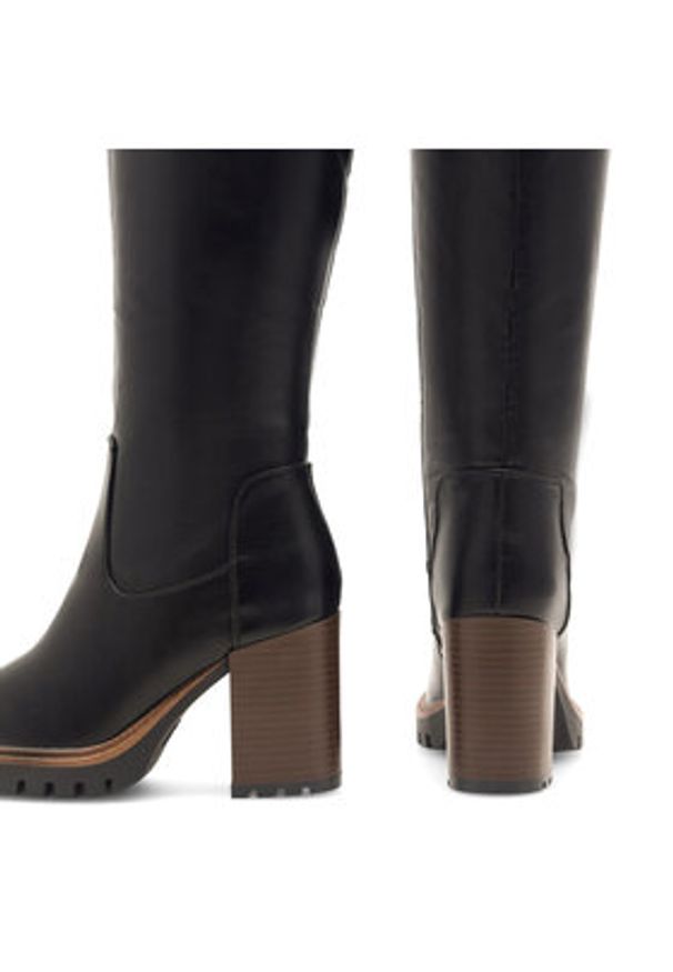 Jenny Fairy Kozaki AGATHE WS5922-06 Czarny. Kolor: czarny. Materiał: syntetyk