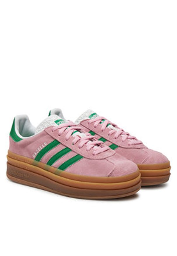 Adidas - adidas Sneakersy Gazelle Bold IE0420 Różowy. Kolor: różowy. Materiał: skóra, zamsz. Model: Adidas Gazelle