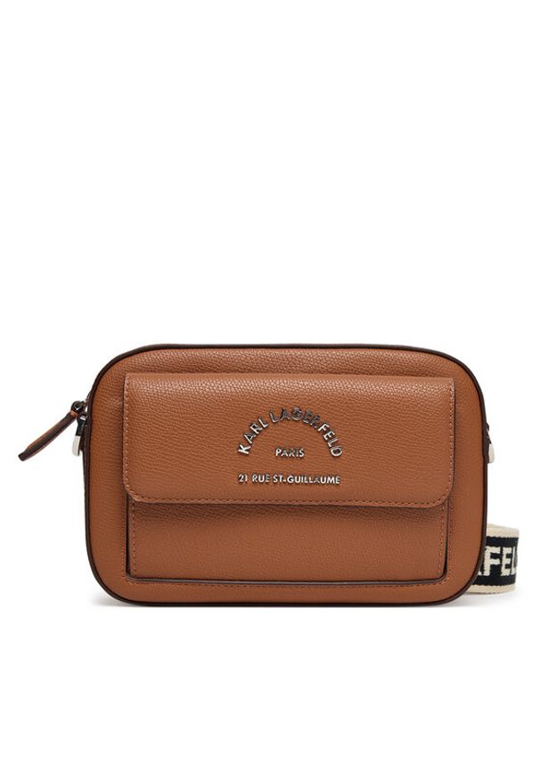 Karl Lagerfeld - KARL LAGERFELD Torebka A3W30317 Brązowy. Kolor: brązowy. Materiał: skórzane