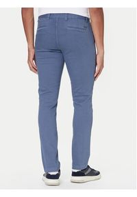 BOSS Chinosy 50547865 Niebieski Slim Fit. Kolor: niebieski. Materiał: bawełna #4