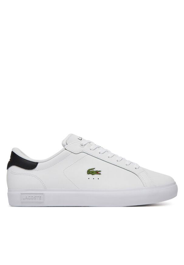 Lacoste Sneakersy Powercourt 7-49SMA0081 Biały. Kolor: biały. Materiał: skóra