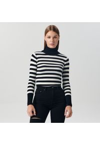 Sinsay - Sweter w paski - Wielobarwny. Wzór: paski #1