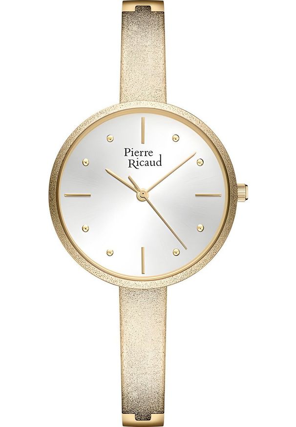 Zegarek Pierre Ricaud Zegarek damski Pierre Ricaud P22037.1193Q CYRKONIE złoty. Kolor: złoty