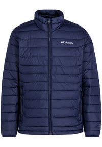 columbia - Columbia Kurtka zimowa Powder Lite 1698001 Granatowy Regular Fit. Kolor: niebieski. Materiał: syntetyk. Sezon: zima
