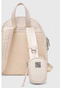 Steve Madden plecak Bamiri damski kolor beżowy mały gładki SM13001156. Kolor: beżowy. Materiał: poliester. Wzór: gładki #2