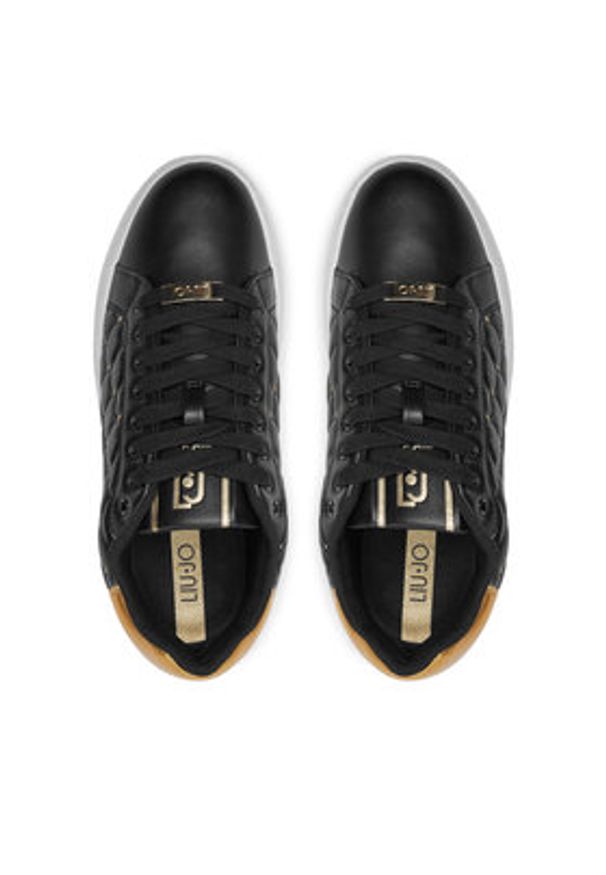 Liu Jo Sneakersy Cleo 12 BF4035 EX262 Czarny. Kolor: czarny. Materiał: skóra