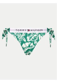 TOMMY HILFIGER - Tommy Hilfiger Dół od bikini UW0UW05366 Zielony. Kolor: zielony. Materiał: syntetyk #4