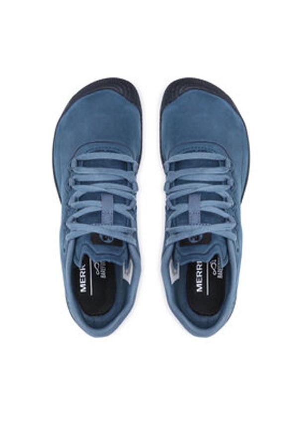 Merrell Sneakersy Vapor Glove 3 Luna Ltr J004080 Niebieski. Kolor: niebieski. Materiał: skóra, nubuk