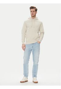 Calvin Klein Jeans Bluza J30J323430 Beżowy Regular Fit. Kolor: beżowy. Materiał: bawełna