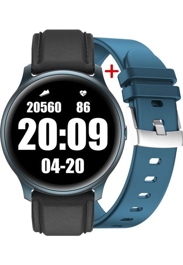 Smartwatch Gino Rossi ZG309D Czarny (14314). Rodzaj zegarka: smartwatch. Kolor: czarny