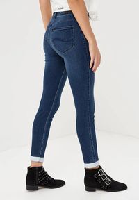 Lee - LEE SCARLETT HIGH DAMSKIE SPODNIE JEANSOWE ALBASTRU L626RKBJ