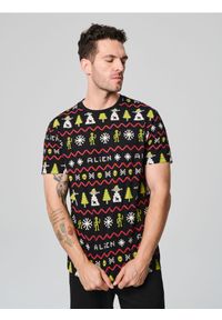 Sinsay - Koszulka - czarny. Kolor: czarny. Materiał: bawełna. Długość rękawa: krótki rękaw. Długość: krótkie #1