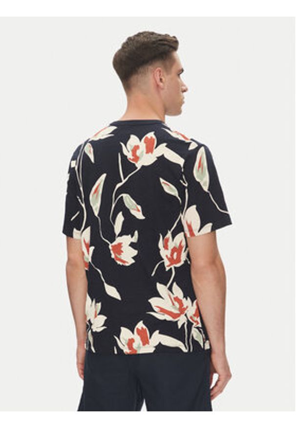 Jack & Jones - Jack&Jones T-Shirt Palermo 12279351 Granatowy Regular Fit. Kolor: niebieski. Materiał: bawełna