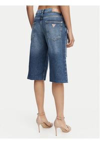 Guess Bermudy W6GD91 D0695 Granatowy Baggy Fit. Kolor: niebieski. Materiał: bawełna #4