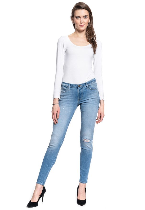 Lee - LEE SCARLETT DAMSKIE SPODNIE JEANSOWE L526QDAP 112111822