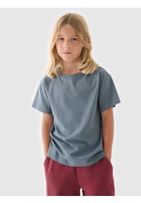 4f - 4F T-shirt gładki (2-pack) dziecięcy - multikolor 122/128 (6-8 lat). Okazja: na co dzień. Kolor: wielokolorowy. Materiał: jersey, dzianina, bawełna. Długość rękawa: krótki rękaw. Długość: krótkie. Wzór: gładki. Sezon: lato. Styl: casual, sportowy, klasyczny #2