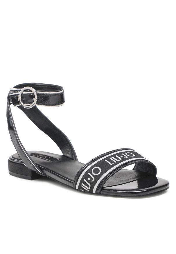 Sandały Liu Jo Astra 21 SA2043 PX149 Black 22222. Kolor: czarny. Materiał: skóra
