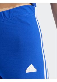 Adidas - adidas Legginsy Future Icons 3-Stripes IS3609 Niebieski Slim Fit. Kolor: niebieski. Materiał: bawełna
