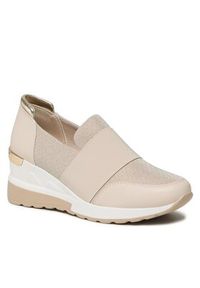 Clara Barson Sneakersy WS2229-22 Beżowy. Kolor: beżowy. Materiał: materiał