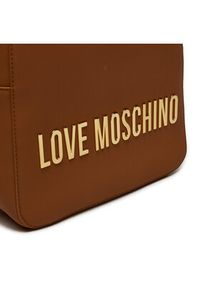 Love Moschino - LOVE MOSCHINO Plecak JC4193PP1LKD0208 Brązowy. Kolor: brązowy. Materiał: skóra