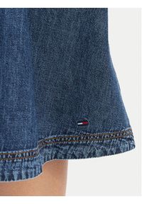 Tommy Jeans Sukienka jeansowa DW0DW22341 Niebieski A-Line Fit. Kolor: niebieski. Materiał: bawełna #2