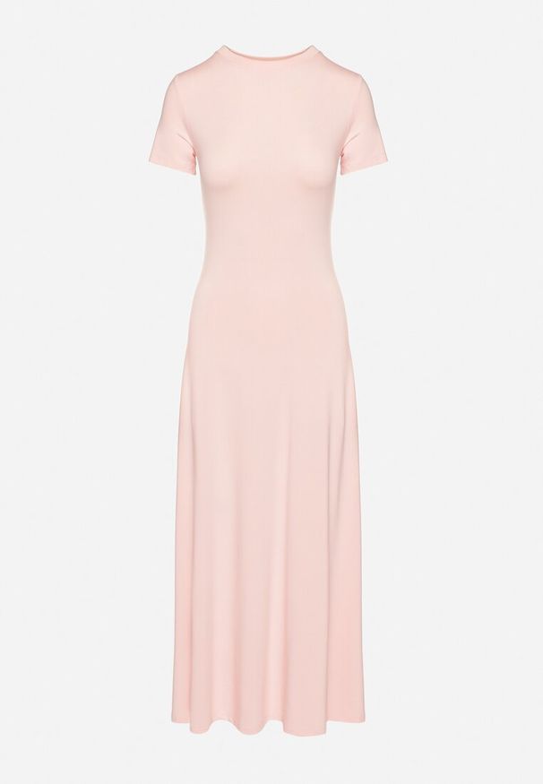 Born2be - Różowa Sukienka o Taliowanym Kroju z Krótkim Rękawem Liravise. Okazja: na co dzień. Kolor: różowy. Długość rękawa: krótki rękaw. Sezon: wiosna, lato. Typ sukienki: rozkloszowane. Styl: elegancki, casual, klasyczny