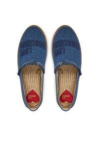 Love Moschino - LOVE MOSCHINO Espadryle JA10262G0MJO5700 Niebieski. Kolor: niebieski. Materiał: materiał #2