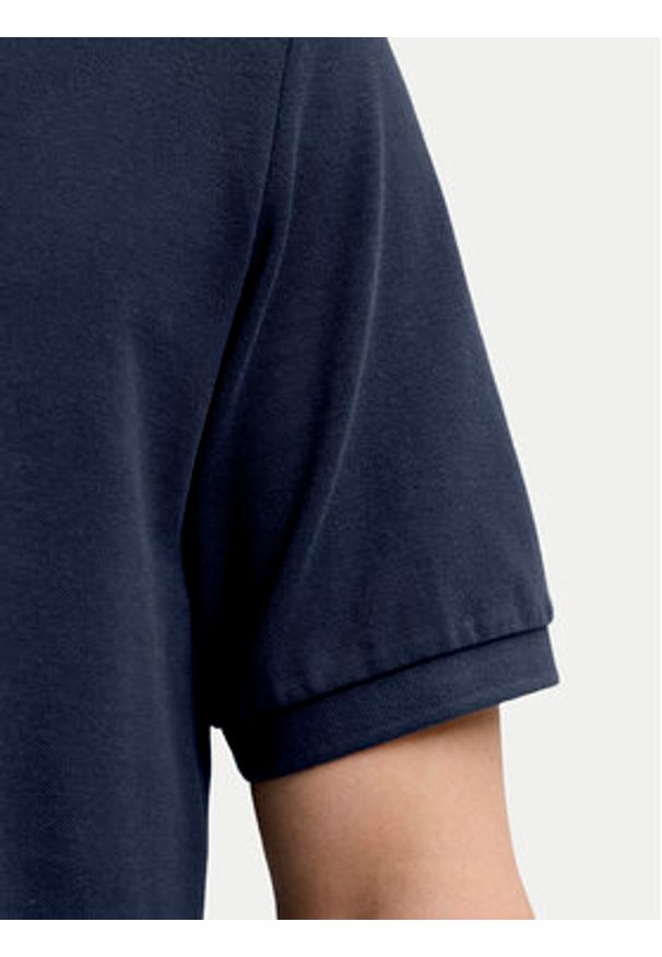 Jack & Jones - Jack&Jones Polo Kane 12270150 Granatowy Regular Fit. Typ kołnierza: polo. Kolor: niebieski. Materiał: bawełna