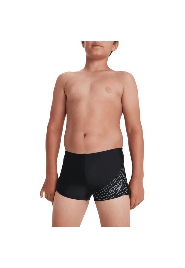 Spodenki kąpielówki dla dzieci Speedo Medley. Kolor: szary, wielokolorowy. Materiał: poliester, lycra