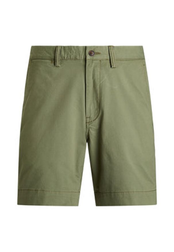 Polo Ralph Lauren Szorty materiałowe 710799213001 Zielony Regular Fit. Kolor: zielony. Materiał: bawełna