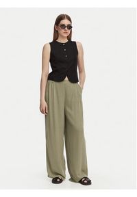 only - ONLY Spodnie materiałowe Lemmia 15370398 Zielony Regular Fit. Kolor: zielony. Materiał: wiskoza #7