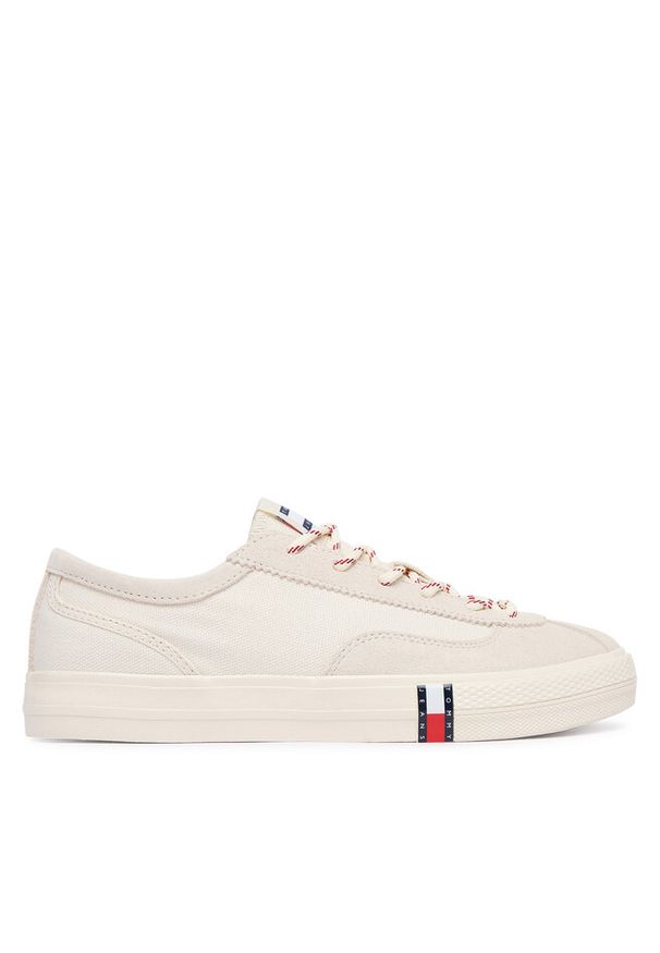 Tenisówki Tommy Jeans. Kolor: beżowy