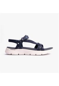 skechers - Sandały damskie SKECHERS Go Walk Flex Sandal Sublime. Kolor: niebieski, wielokolorowy, biały. Sezon: lato
