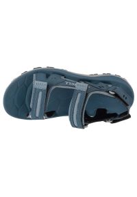 Sandały Merrell Huntington Sport Convert Sandal W J500332 niebieskie. Zapięcie: rzepy. Kolor: niebieski. Materiał: tkanina, syntetyk, materiał, guma, skóra. Styl: sportowy