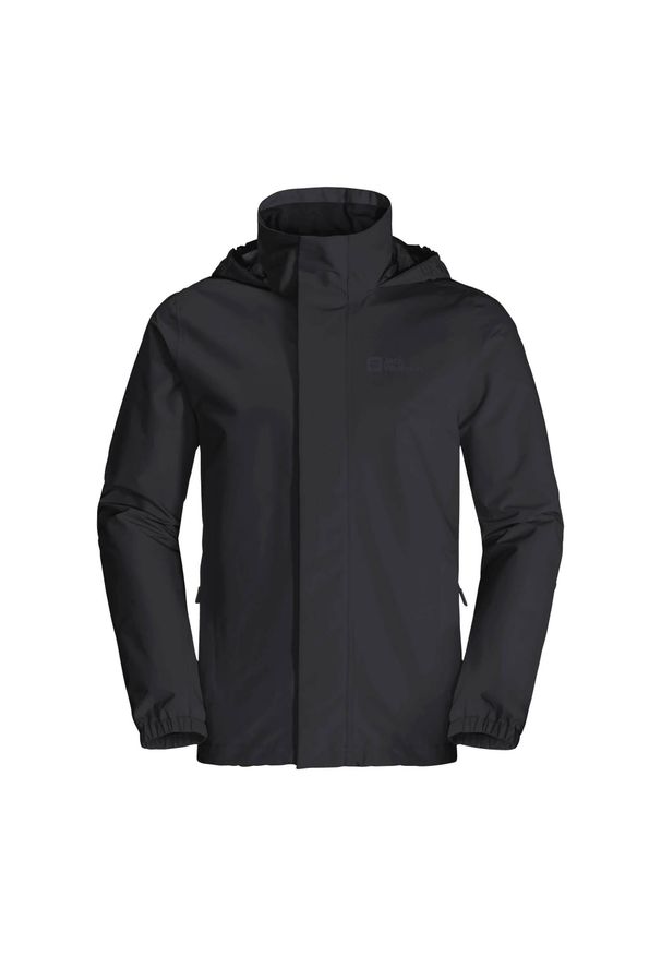 Kurtka uniwersalna męska Jack Wolfskin 11111426000. Typ kołnierza: kaptur. Kolor: czarny. Materiał: syntetyk