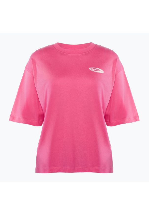 Reebok Fitness - Koszulka Reebok Ide Brand Proud Tee. Kolor: różowy. Sport: fitness