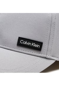 Calvin Klein Czapka z daszkiem Essential Patch Bb Cap K50K510487 Szary. Kolor: szary. Materiał: materiał
