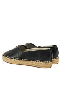 Guess Espadryle FLJLND LEA14 Czarny. Kolor: czarny. Materiał: skóra