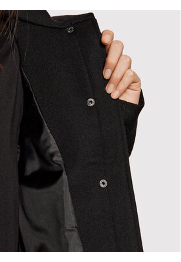 only - ONLY Płaszcz przejściowy Sedona 15142911 Czarny Regular Fit. Kolor: czarny. Materiał: syntetyk