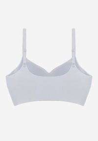Renee - Niebieski Elastyczny Biustonosz Bezszwowy Bez Fiszbin Edaelia. Kolor: niebieski. Materiał: jeans #3
