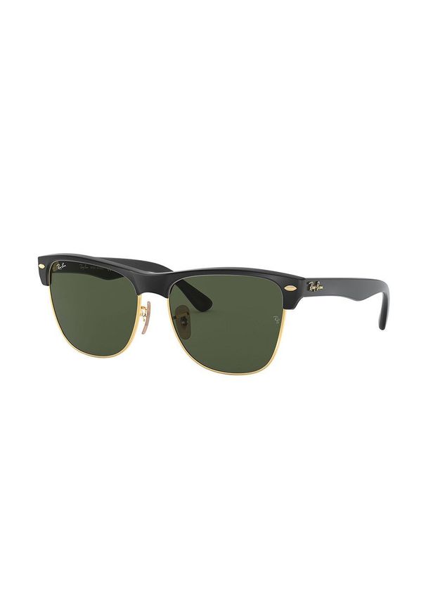 Ray-Ban - Okulary Clubmaster Oversized. Kolor: czarny