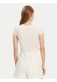 Billabong Top EBJZT00436 Biały Regular Fit. Kolor: biały. Materiał: bawełna
