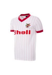 COPA FOOTBALL - Koszulka piłkarska retro - Dorosły - SL Benfica 1985-86 Wyjazdowa - Biała. Kolor: biały. Sport: piłka nożna