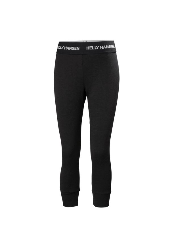 Legging 3/4 kobiety Helly Hansen Lifa Merino MIDW. Kolor: czarny. Sezon: lato. Sport: turystyka piesza