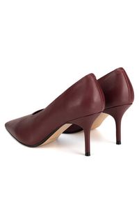 Gino Rossi Szpilki CLEO-1527-1-TB Bordowy. Kolor: czerwony. Materiał: skóra. Obcas: na szpilce #9