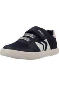 Geox - Kapcie GEOX B GISLI BOY Niebieski. Okazja: na co dzień. Kolor: niebieski. Materiał: tkanina