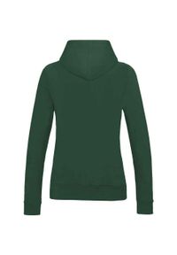 AWDIS - Damska Bluza Z Kapturem College. Typ kołnierza: kaptur. Kolor: zielony