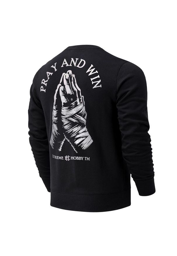 Bluza męska EXTREME HOBBY PRAY. Kolor: czarny. Materiał: bawełna