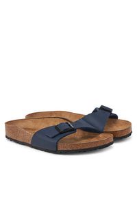 Birkenstock Klapki Madrid Birko-Flor 1029797 Czarny. Kolor: czarny. Materiał: skóra #3